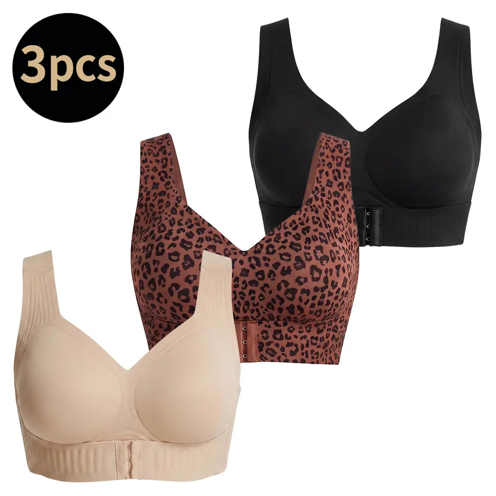 Posture Bra Wire-Free Bra, Women’S Breathable Mesh Wireless Top with Removable Pads Alternative, Activewear for Running and Gym Sessions Workout Bra, Training Bra, Push up Bra, Bras for Women Minimizer Bra, Jelly Bra,Gentle Support, Yoga Fitness