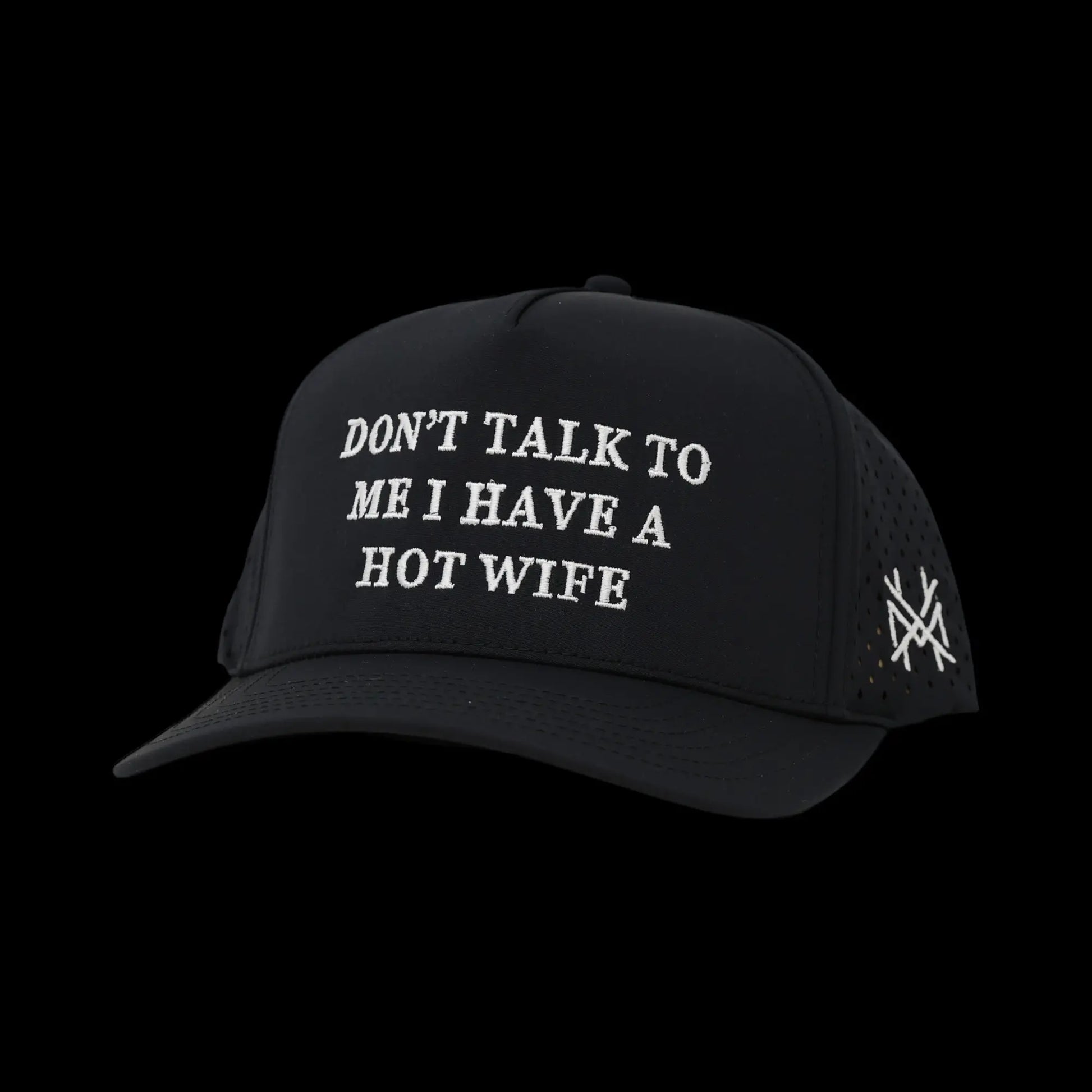 Don'T Talk to Me I Have a Hot Wife Premium Trucker Snapback Hat