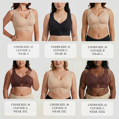 Posture Bra Wire-Free Bra, Women’S Breathable Mesh Wireless Top with Removable Pads Alternative, Activewear for Running and Gym Sessions Workout Bra, Training Bra, Push up Bra, Bras for Women Minimizer Bra, Jelly Bra,Gentle Support, Yoga Fitness