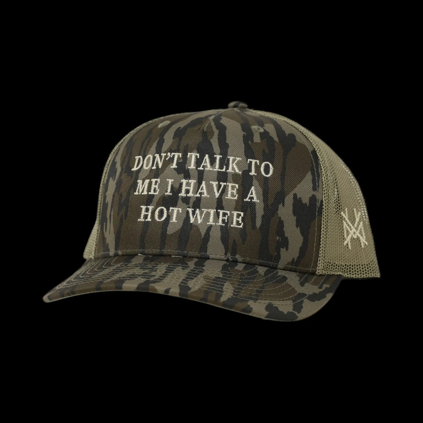 Don'T Talk to Me I Have a Hot Wife Premium Trucker Snapback Hat