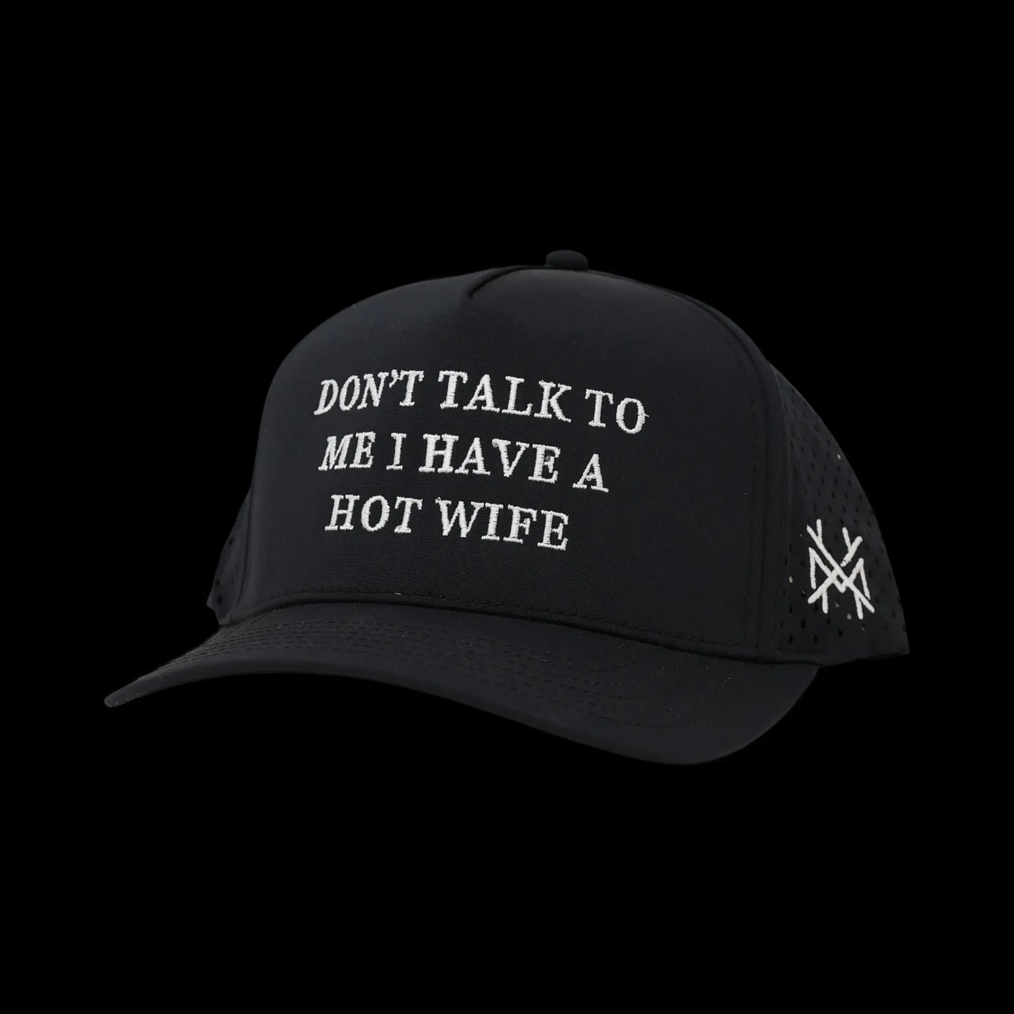 Don'T Talk to Me I Have a Hot Wife Premium Trucker Snapback Hat