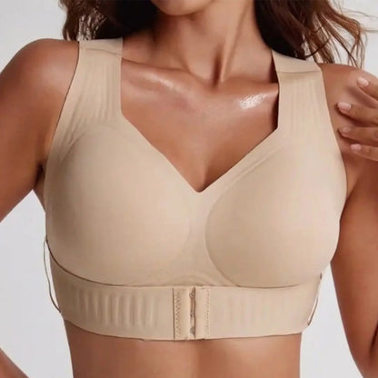 Posture Bra Wire-Free Bra, Women’S Breathable Mesh Wireless Top with Removable Pads Alternative, Activewear for Running and Gym Sessions Workout Bra, Training Bra, Push up Bra, Bras for Women Minimizer Bra, Jelly Bra,Gentle Support, Yoga Fitness